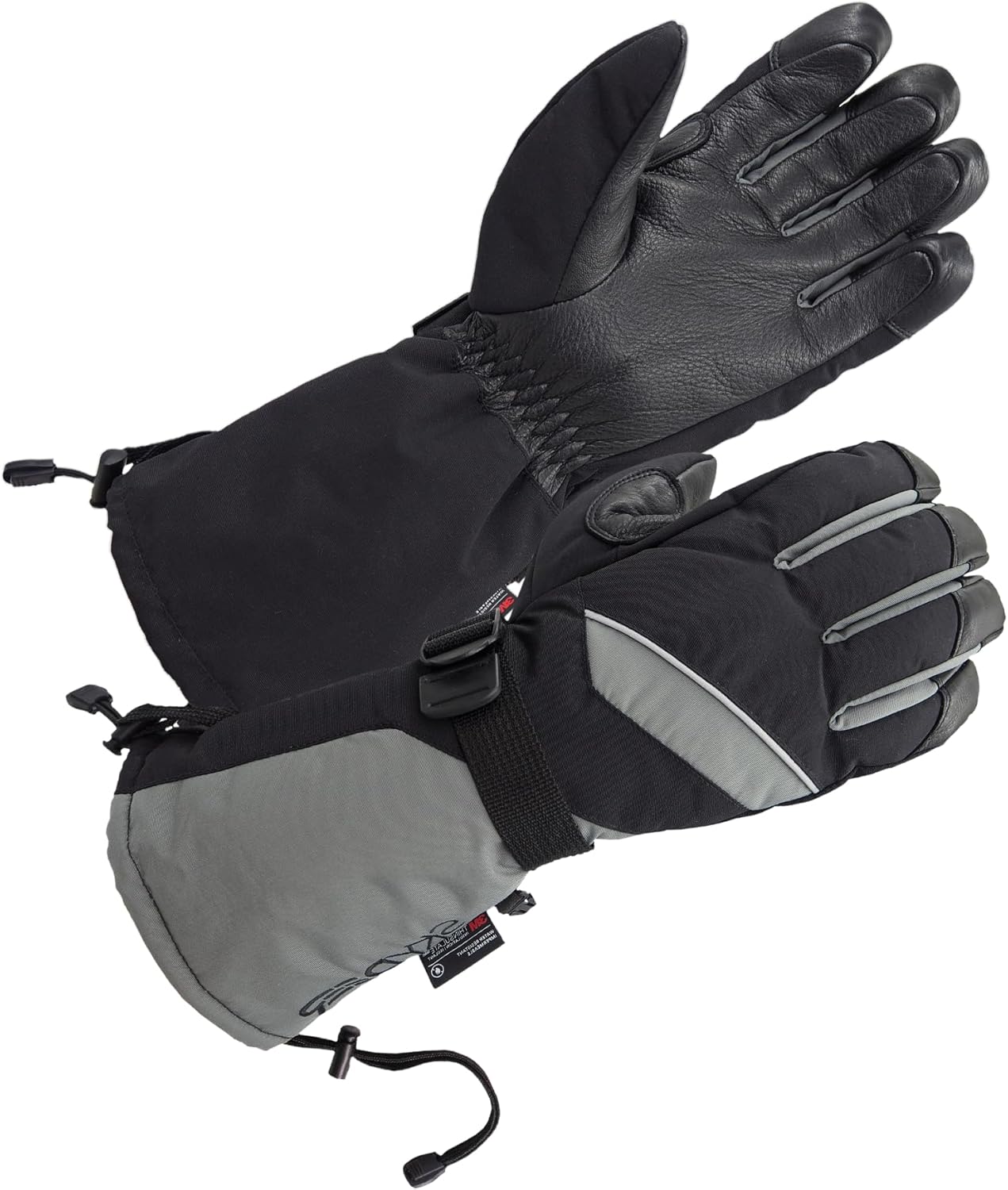 SKYDEER Waterproof and Windproof Genuine Deerskin Leather Ski Gloves with 150g 3...
