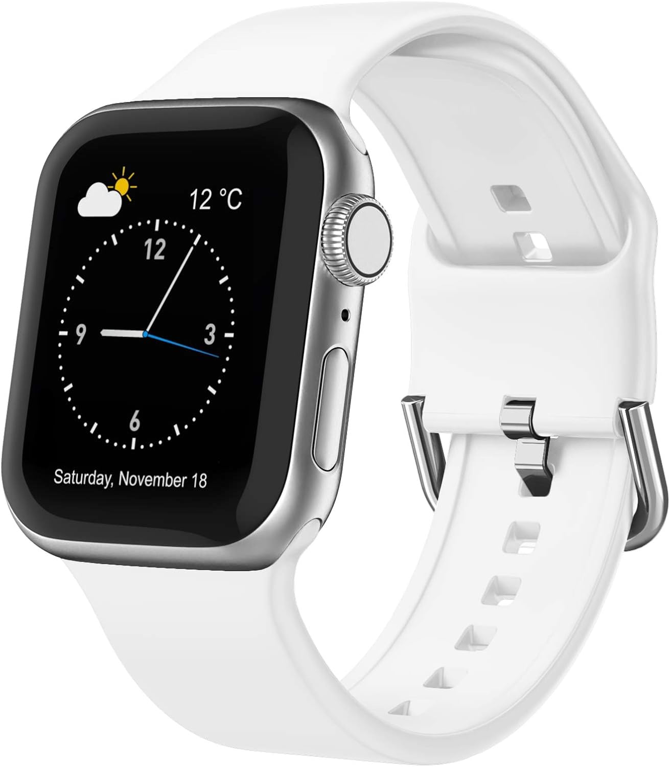 Sport Band Compatible with Apple Watch Bands 49mm 46mm 45mm 44mm 42mm 41mm 40mm...