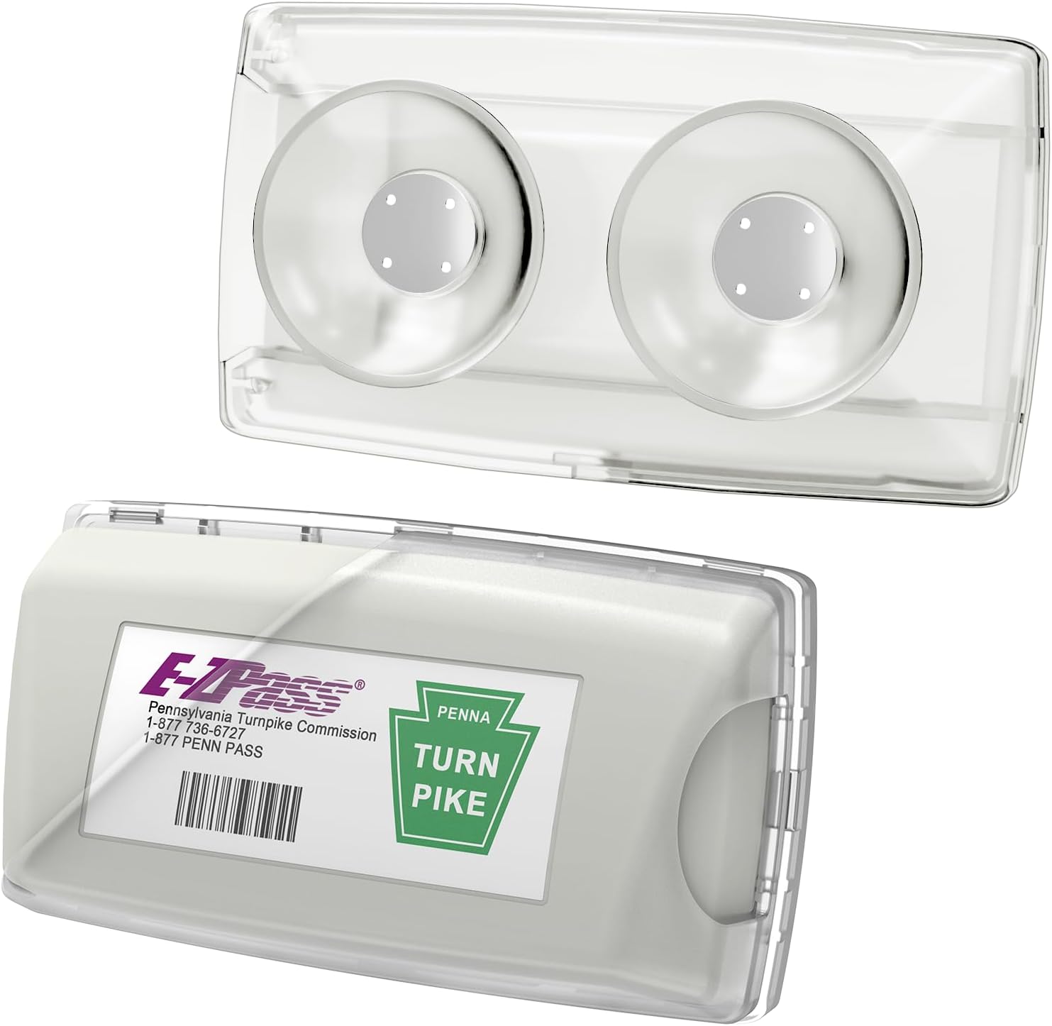 Zeyitian Ez Pass Holder Clear 1 Pack - Super Strong Suction Cups for Windshield,...