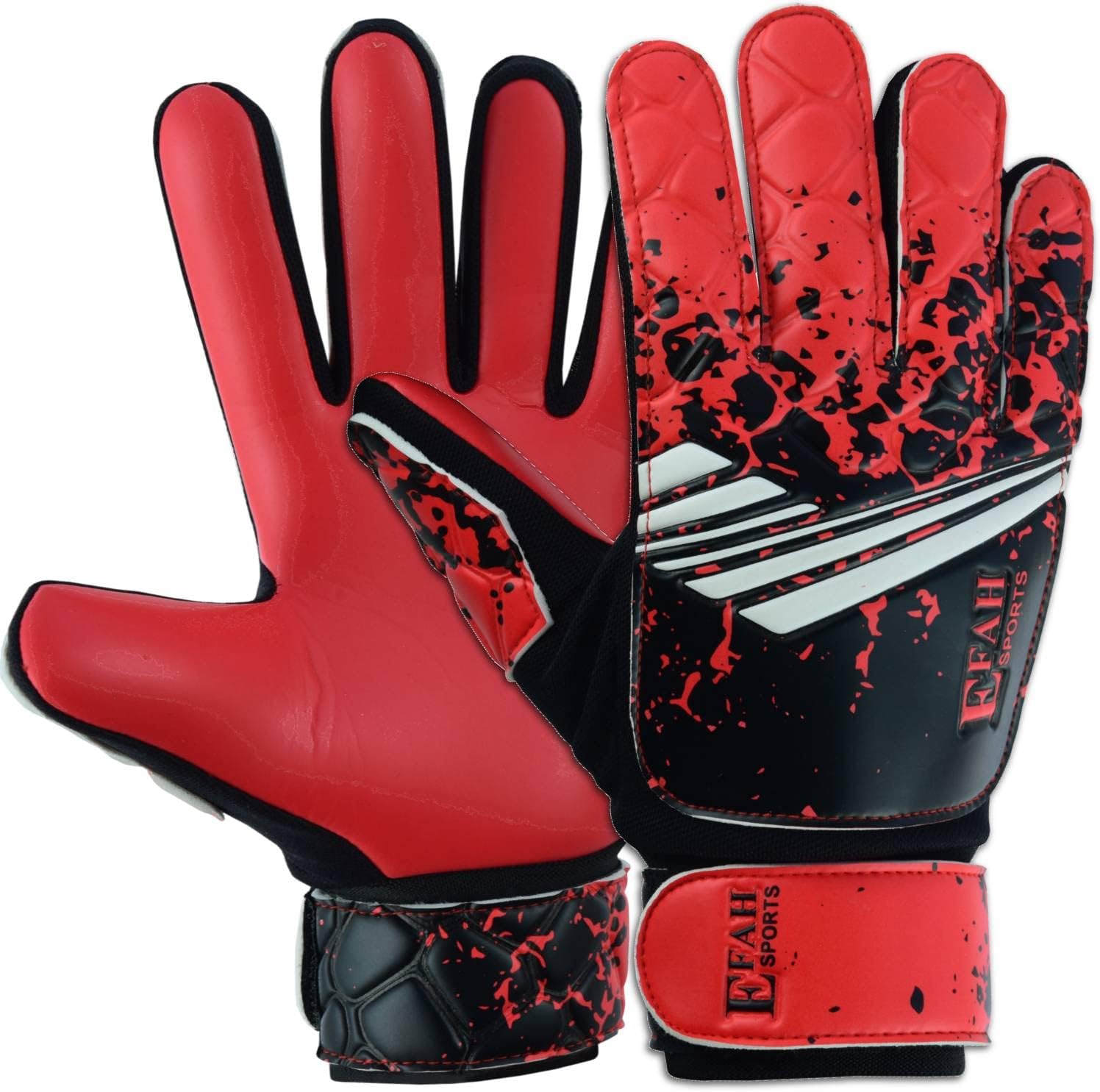 EFAH SPORTS Football Goalkeeper Gloves For Boys kids Children Youth Soccer Goali...