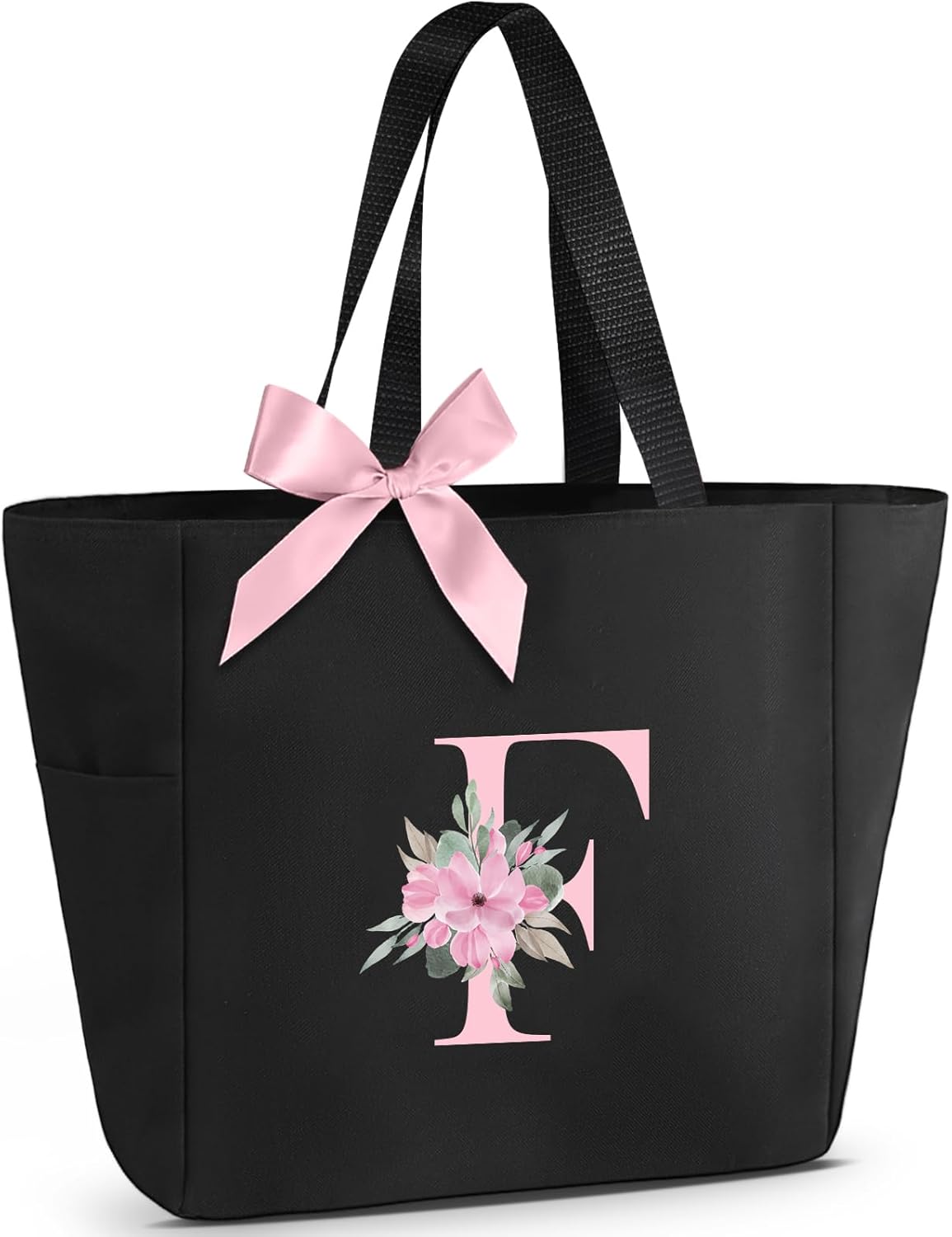 Vavabox A-Z Initial Personalized Tote Bag,Waterproof Gifts for Women, Bridesmaid...