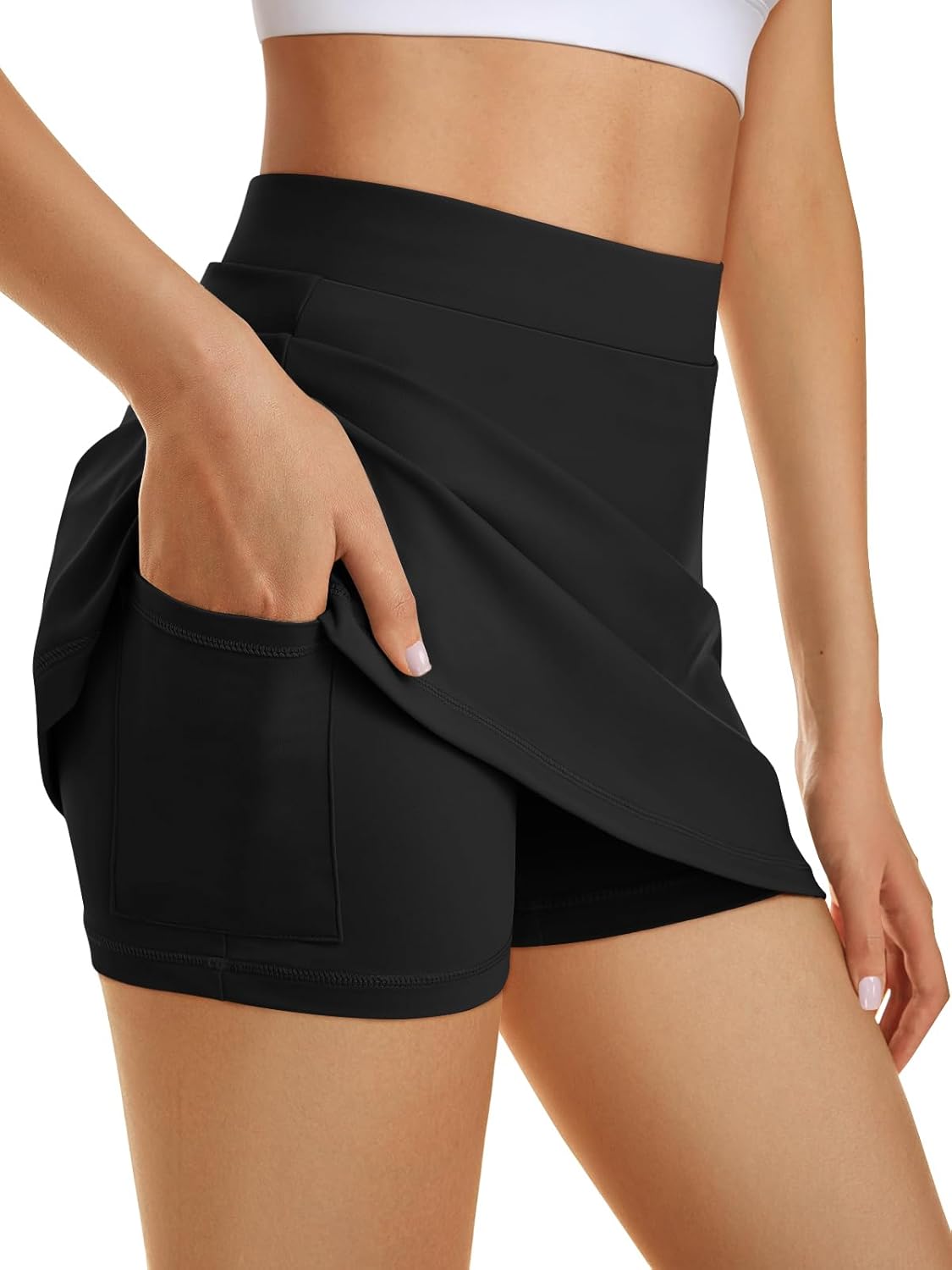 AUTOMET Women's Mini Tennis Skirt 2024 Athletic Cute Golf Skorts with Pockets Y2...