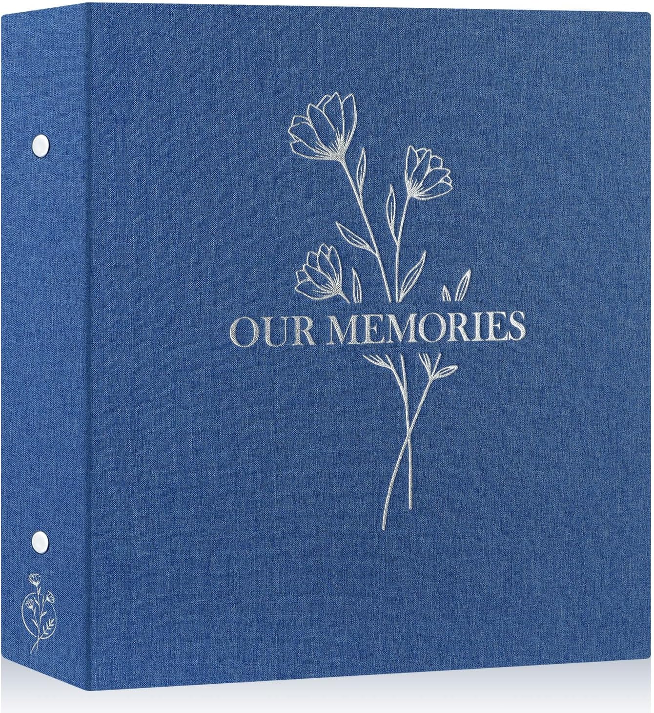 Lanpn Photo Album 6x4 Slip in, OUR MEMORIES Linen 600 Pockets Photo Albums Holds...