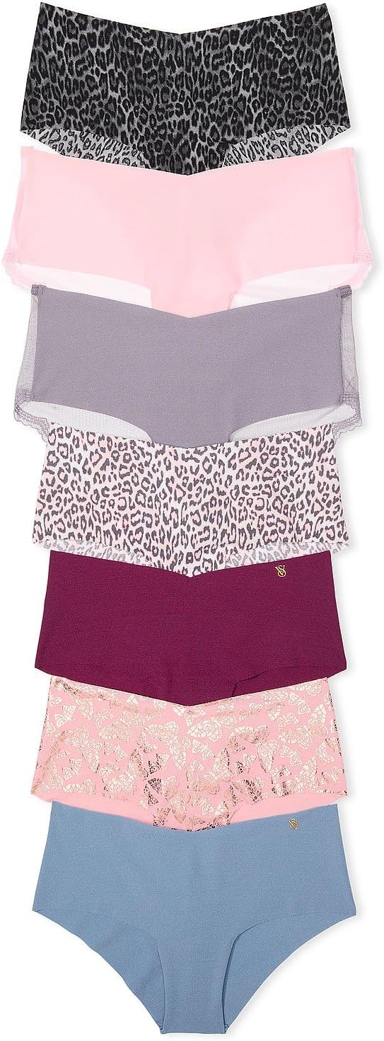 Victoria's Secret Women's No Show Cheeky Underwear, Minimal Coverage Panties for...