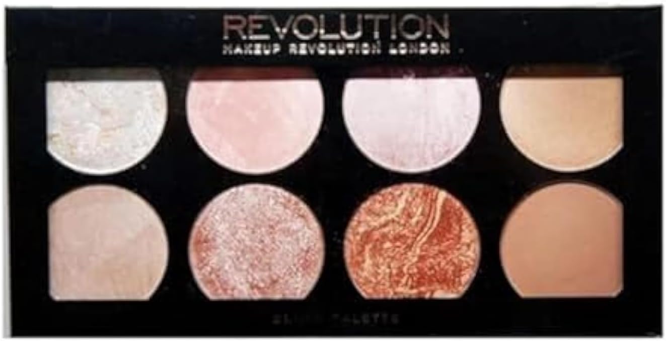 Revolution Beauty London, Ultra Blush Palette, Golden Sugar, 8 Farbtöne