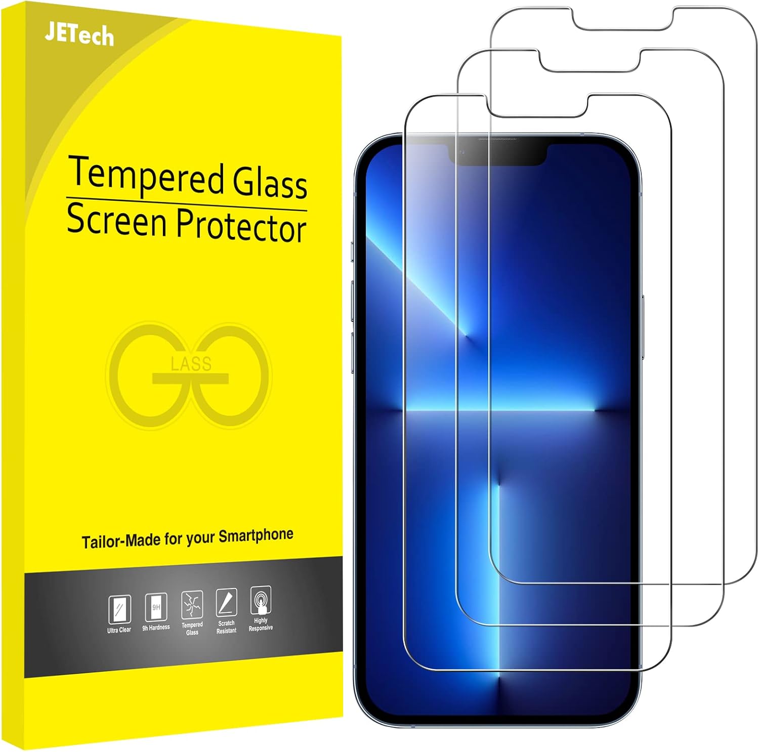 JETech Screen Protector Compatible with iPhone 13...