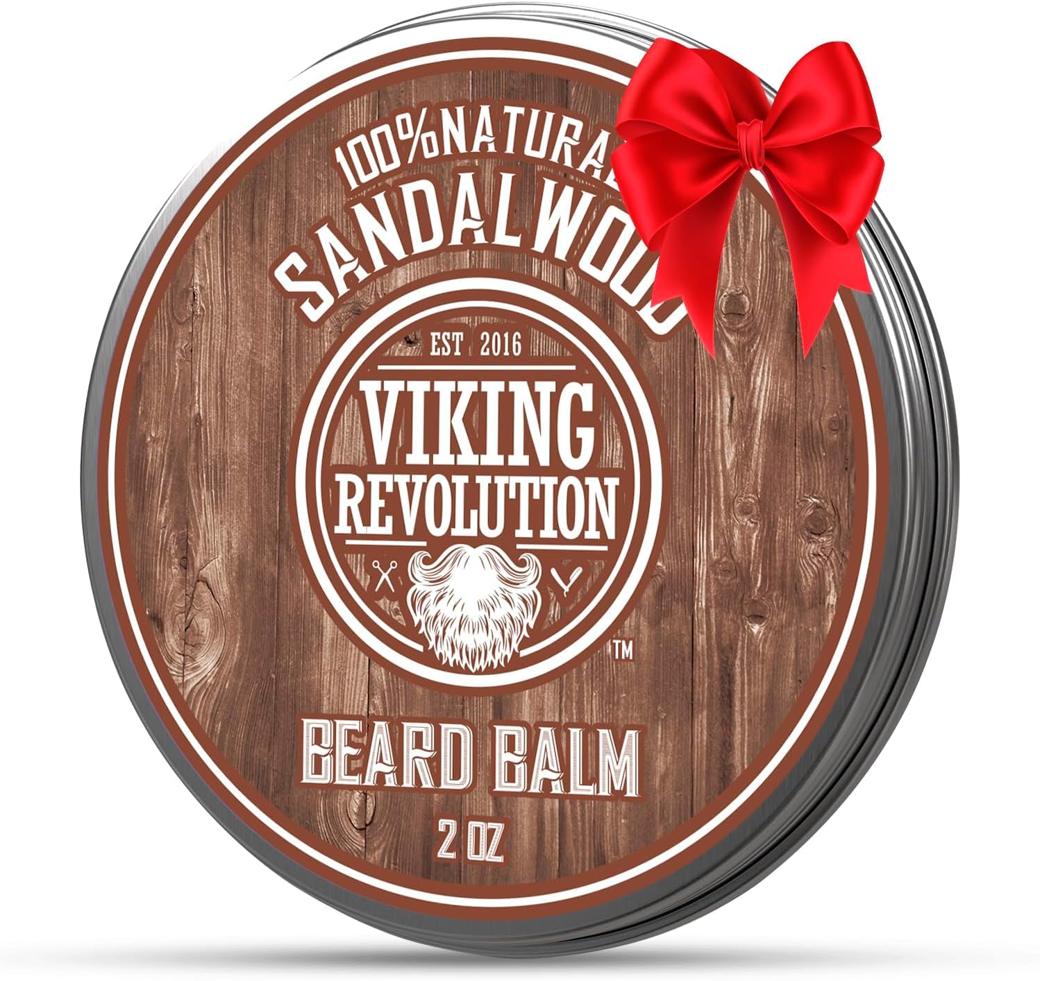Viking Revolution - Beard Balm - Natural Beard Balm For Men With Argan & Jojoba...