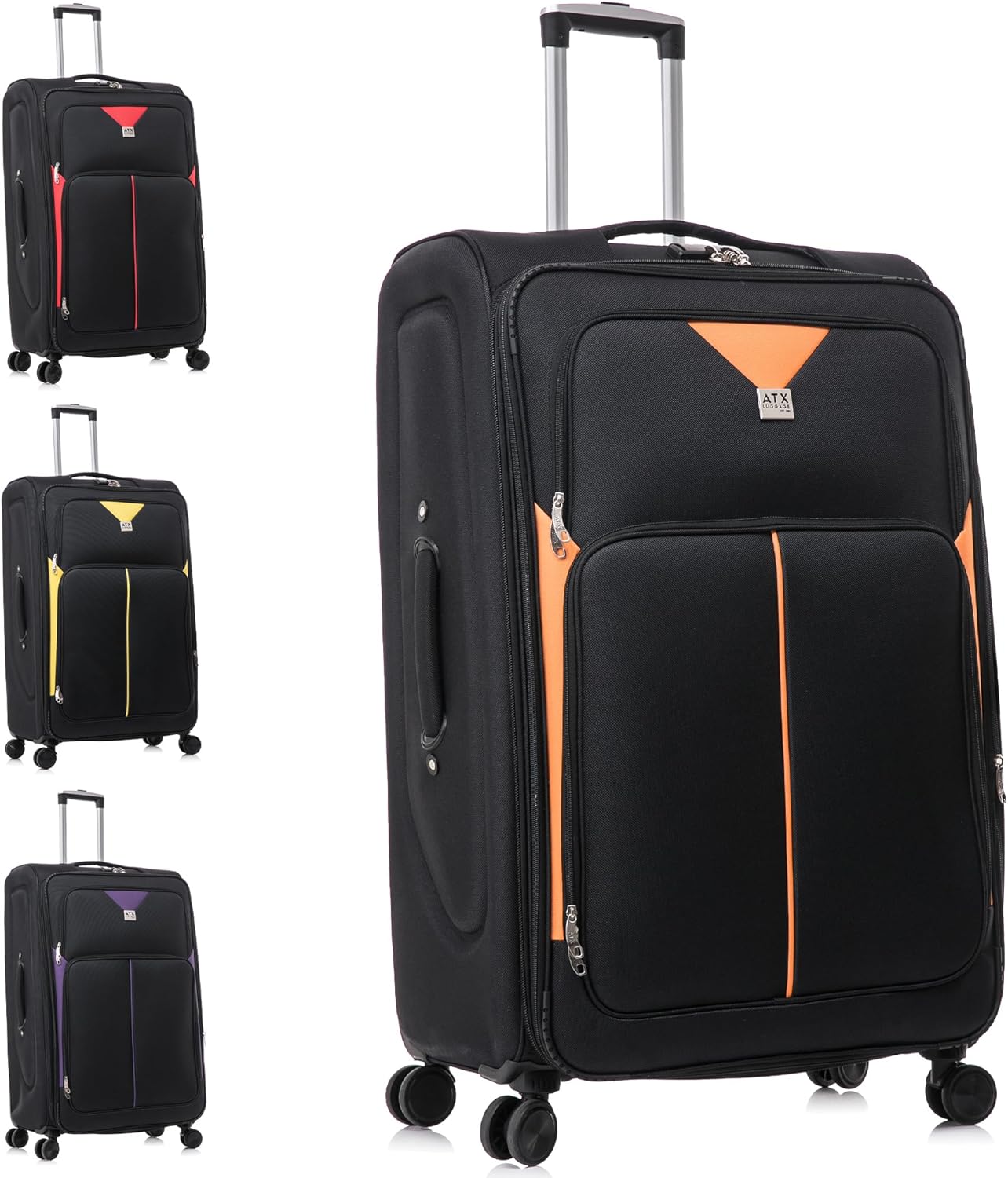 ATX Luggage Extra Large Suitcase Expandable Durable Lightweight Suitcases with 4...