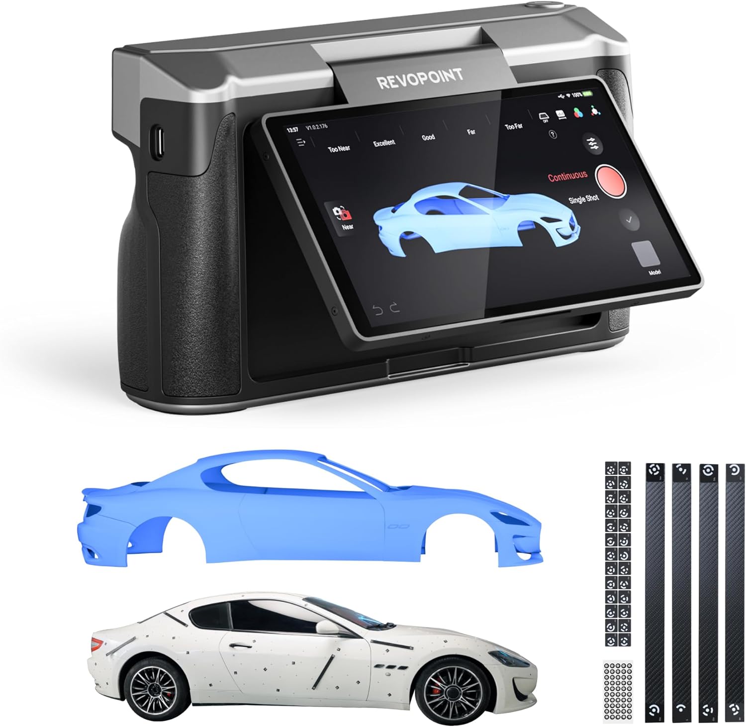 Revopoint MIRACO Plus 3D Scanner for 3D Printing, Standalone Handheld with Photo...