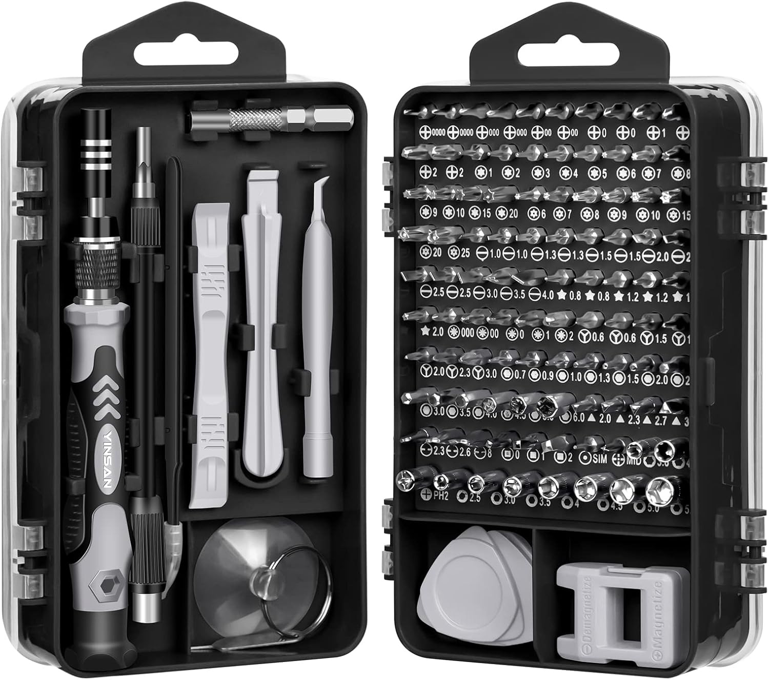 YINSAN Precision Screwdriver Set, Small Magnetic PC Repair Tool Kit for iPhone i...