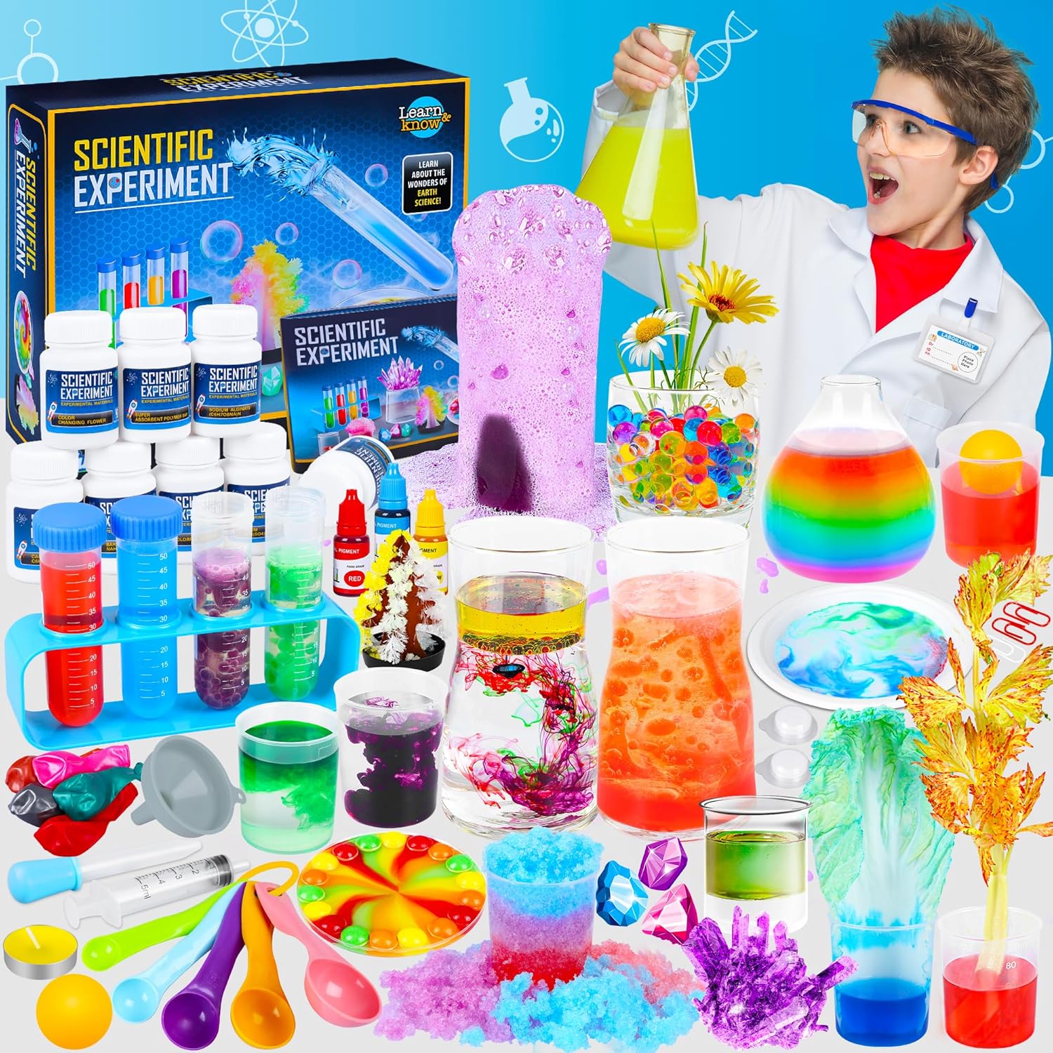 80+ Experiments Science Kits for Kids Age 8 9 10 11 12 Educational STEM Toys Gif...
