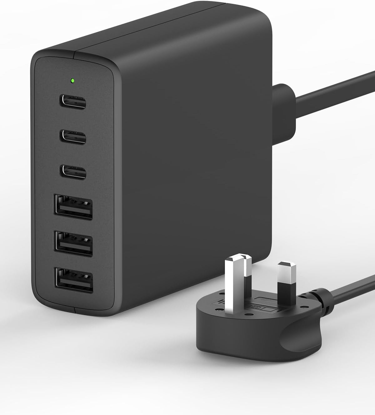 USB C Charger Plug, 6-Port USB C Charging Station, 100W USB and USB C MultiPort...
