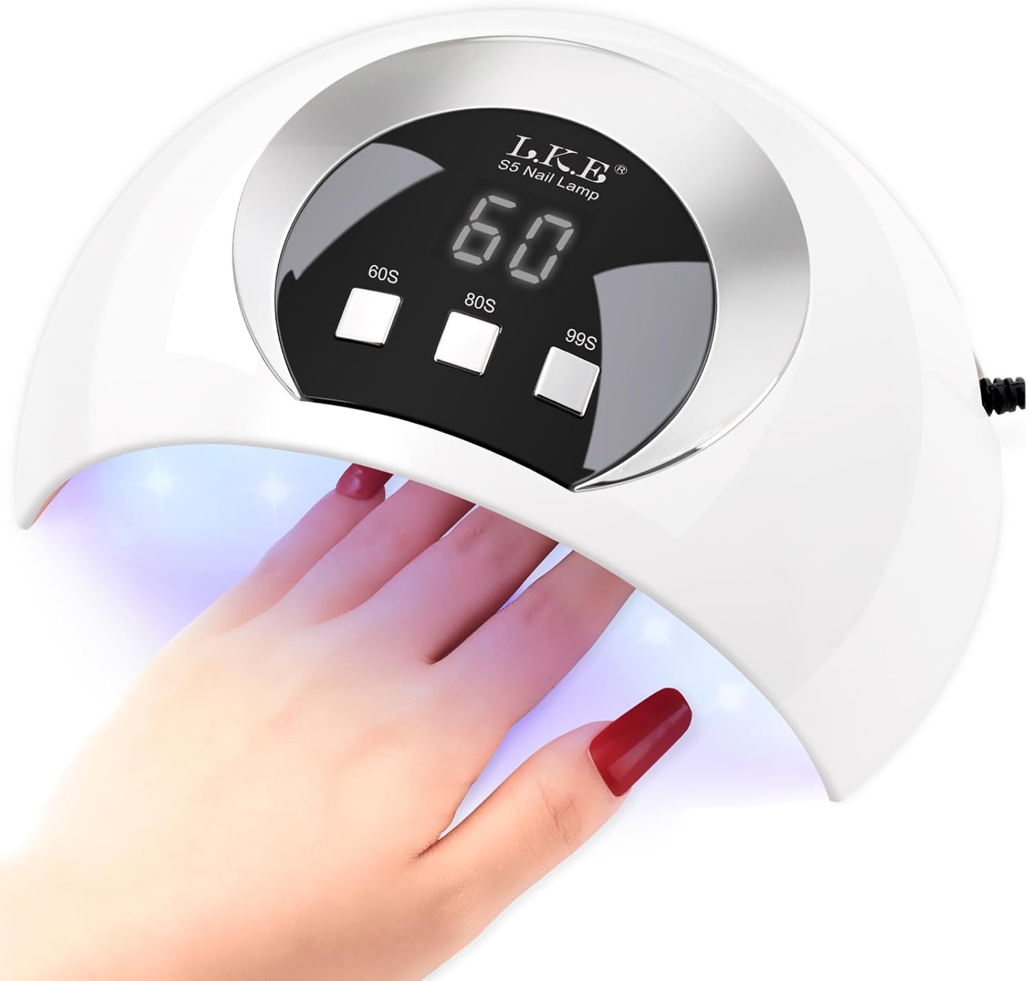 UV Nail Lamp, 54W UV Lamps for Gel Nails with 3 Timer, Auto Sensor, LCD Screen,...