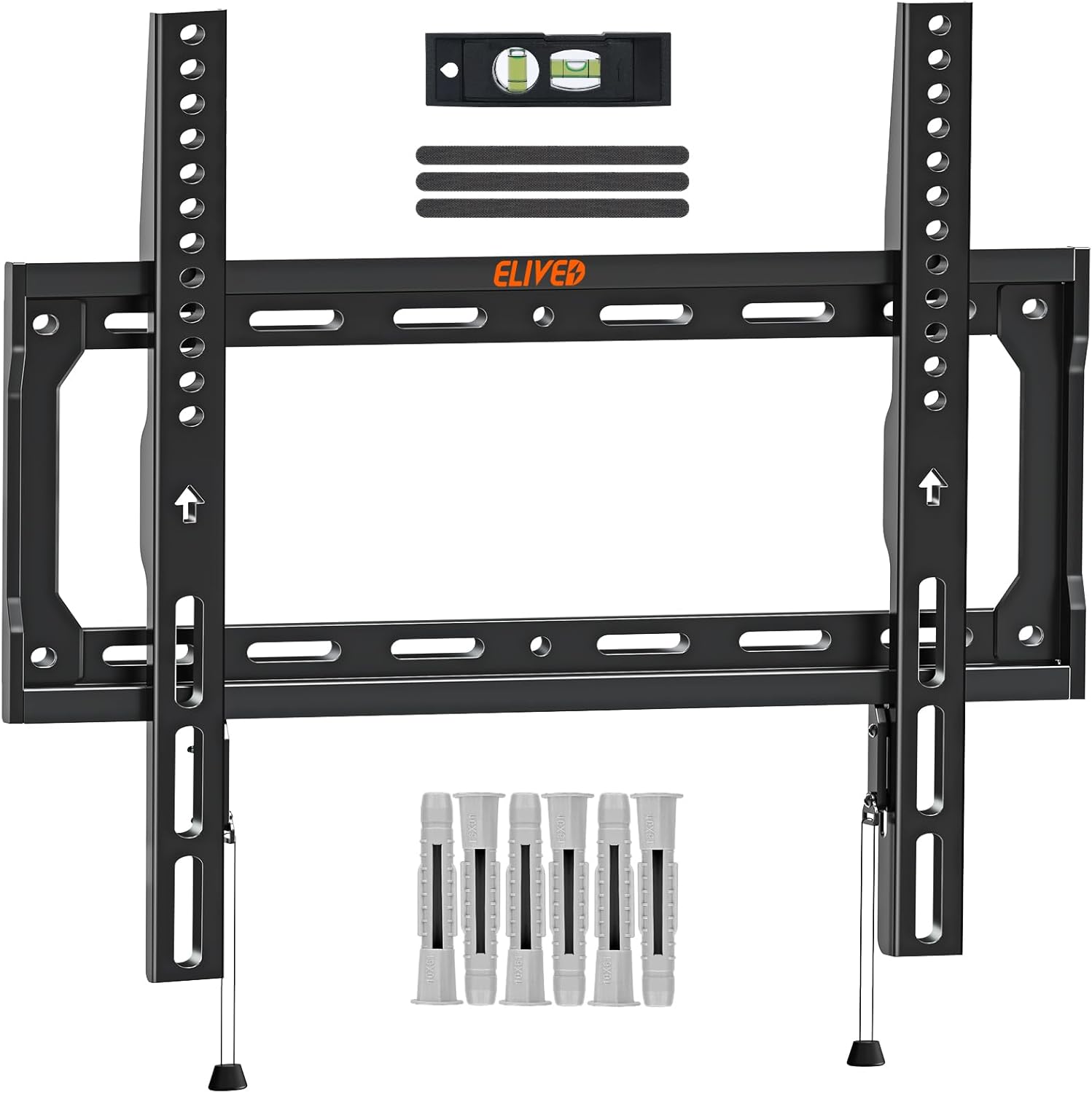 ELIVED Fixed TV Wall Bracket for Most 26-60 Inch LED, LCD, OLED Flat or Curved T...
