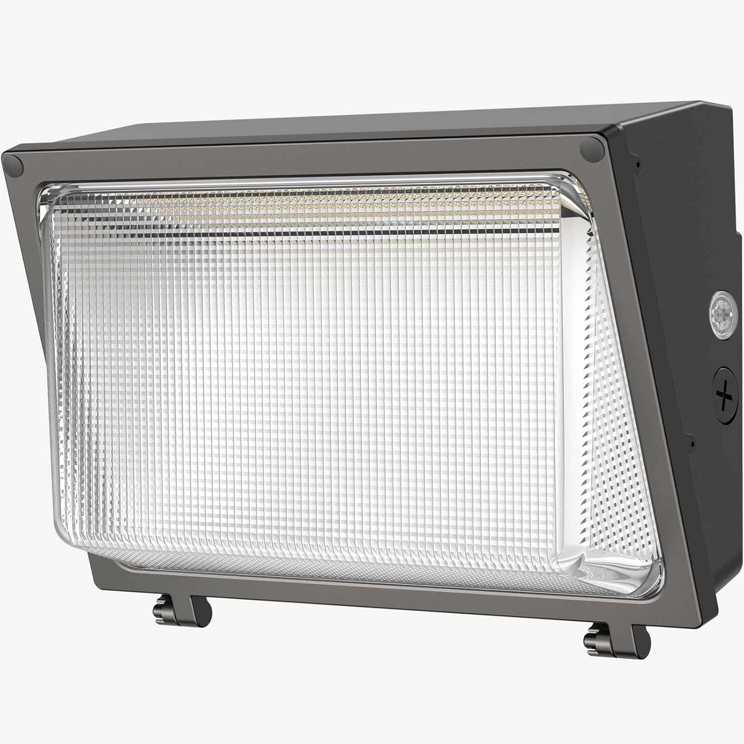 HYPERLITE LED Wall Pack 120W: 18000lm Glass Lens Wall Pack LED Exterior Light -...