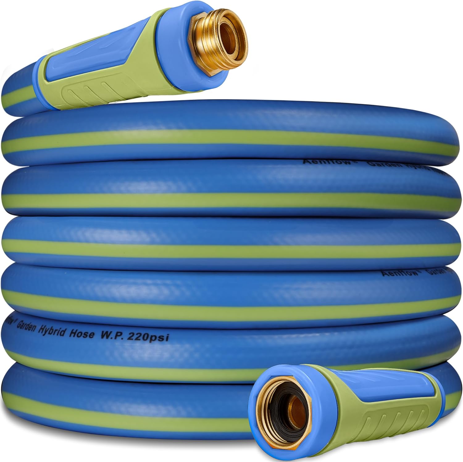 Garden Hose 150 ft x 5/8" - 2024 Version/New Patented Kink Free Water Hose - Hea...