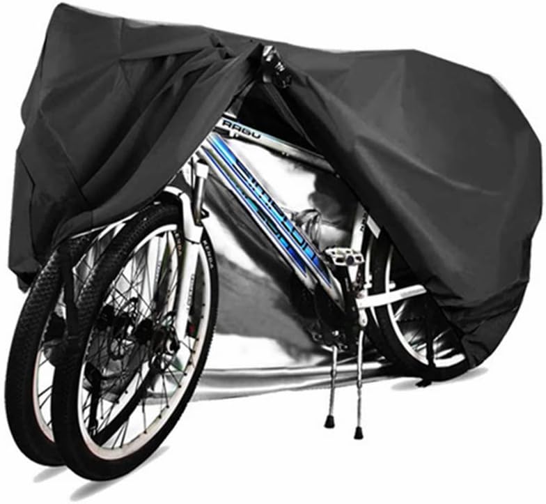 Bike Covers for 2 or 3 Bikes, 2XL Size Outdoor Waterproof & Anti-UV Bicycle Cove...