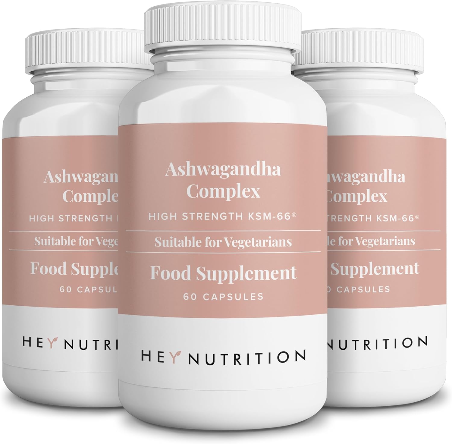Hey Nutrition Ashwagandha Complex 9000mg Supplement - High Strength KSM-66 - Boo...