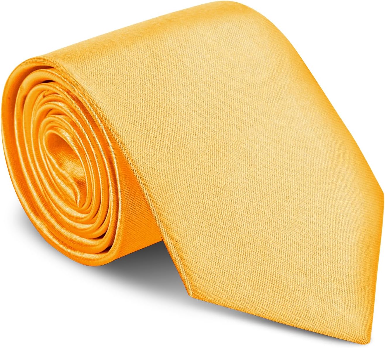 URAQT Men Ties, Classic Men's Solid Satin Neck Tie, Premium Pure Color Necktie w...