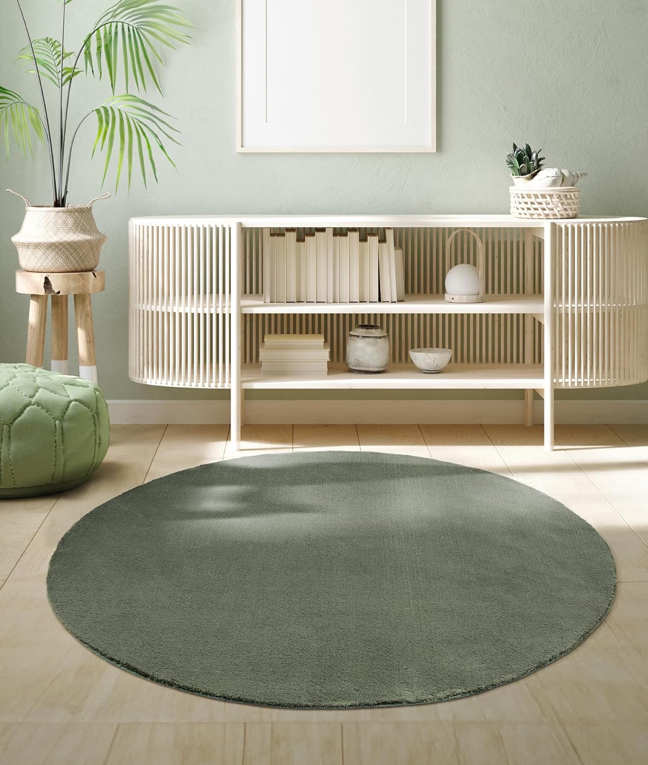 the carpet Relax Rug, Modern, Fluffy, Short Pile, Non-Slip Underside, Washable u...
