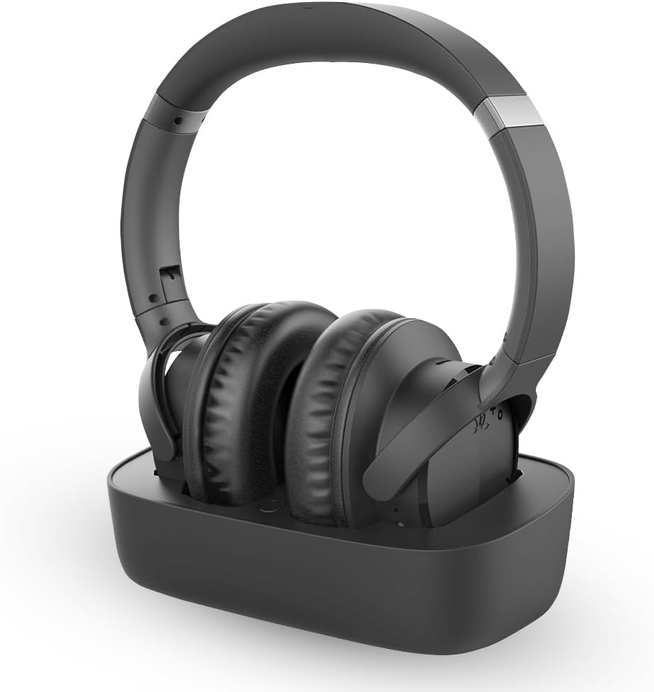 Avantree Ensemble - Wireless Headphones for TV Listening, Compatible with TVs wi...