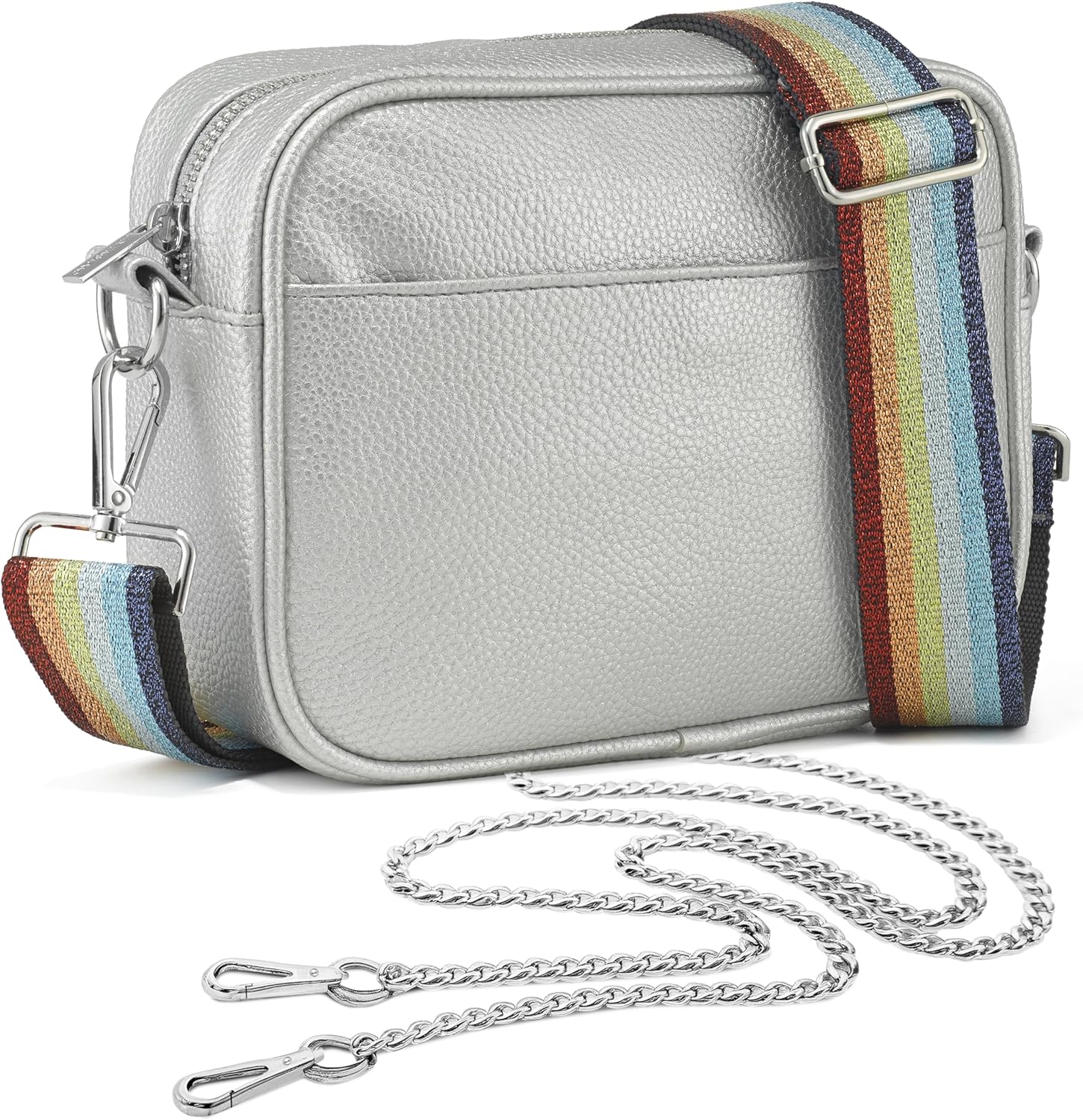 Lily England Cross Body Bag Women - Multiple Pockets - Adjustable Wide Strap and...