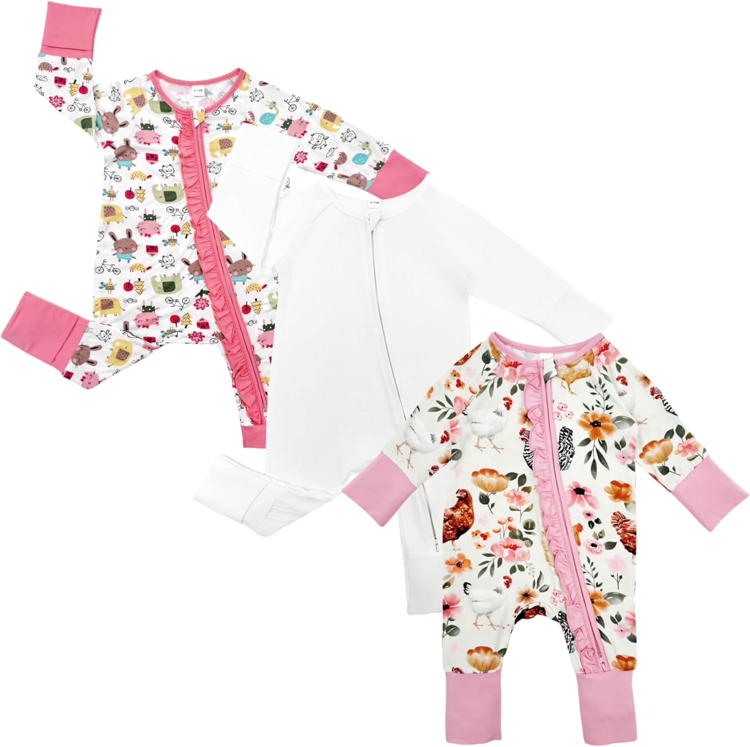 Bow Dream Baby Girl Clothing Footies Bamboo Rayon Baby Girl Clothes Baby Romper...