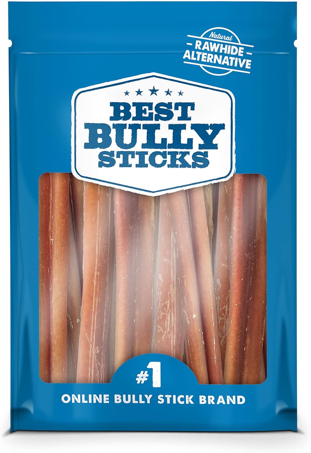 Best Bully Sticks 4 Inch Bully Sticks - 8 oz (Pack of 1) - 100% Natural Grass-Fe...