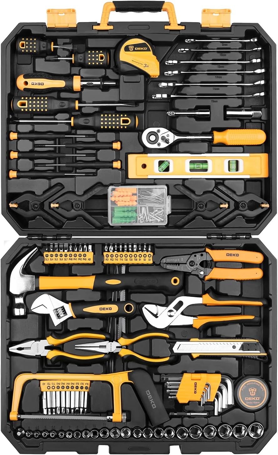 DEKOPRO 228 Piece Socket Wrench Auto Repair Tool Combination Package Mixed Tool...