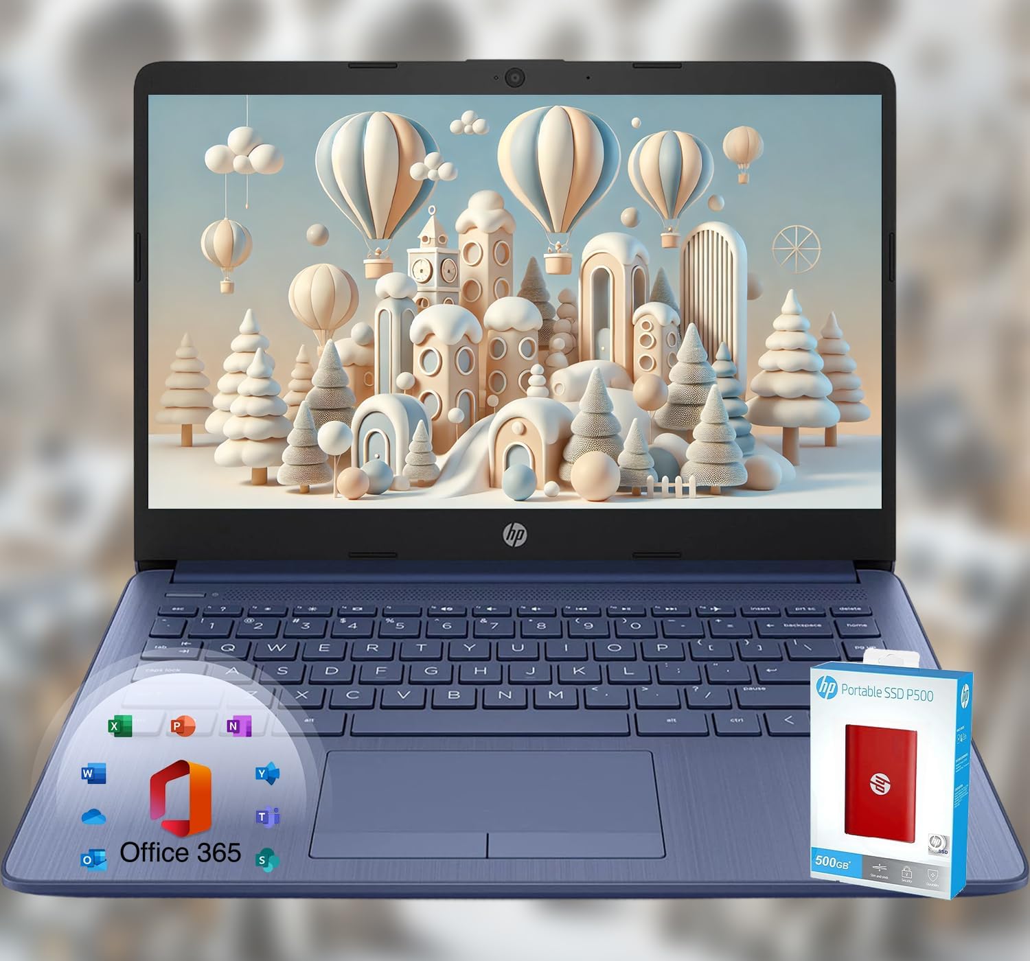 HP 14 Laptop • Back to School Limited Edition with Microsoft 365 • 4-Core Intel...