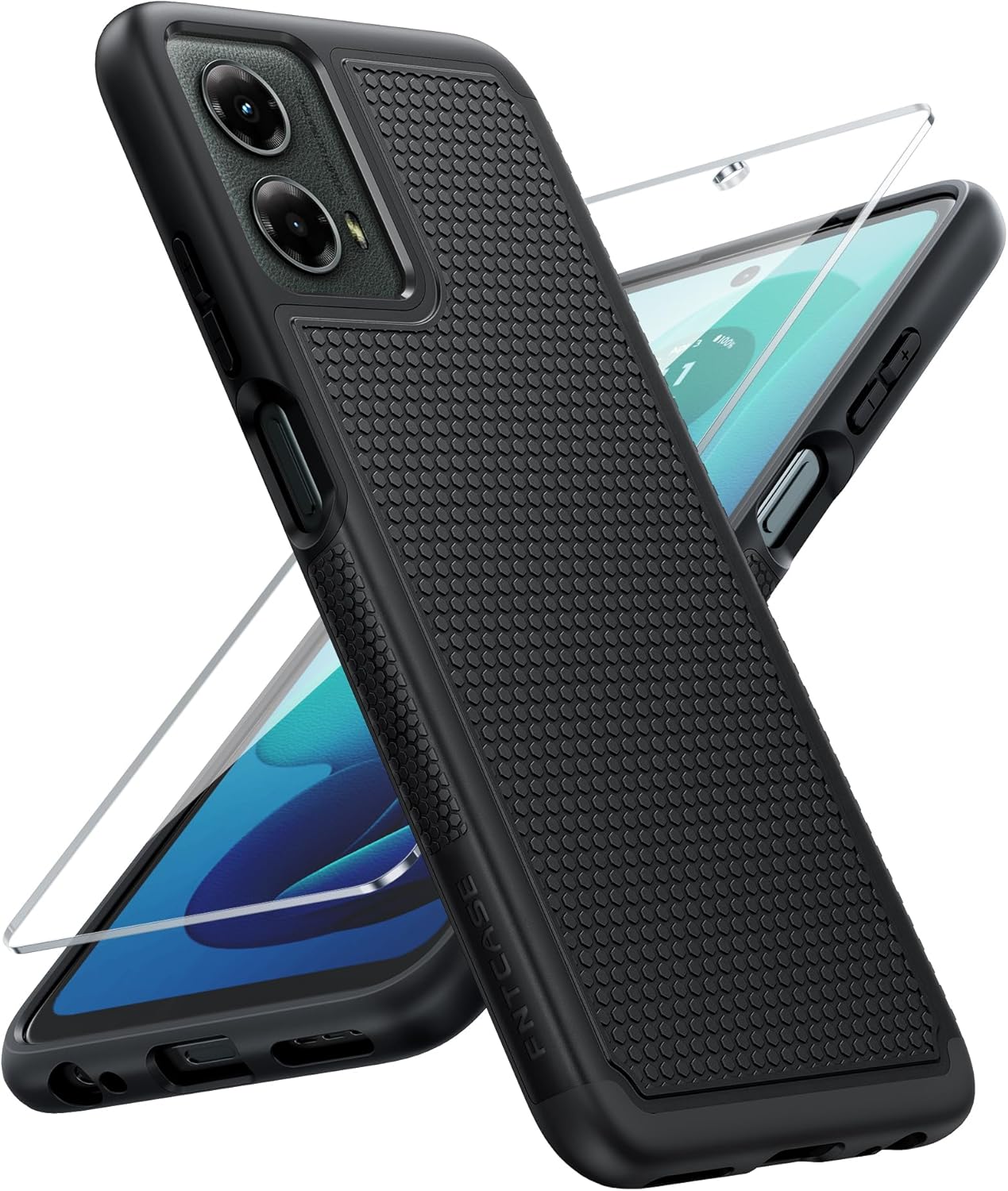 FNTCASE for Motorola Moto G-5G-2024 Case: Dual Layer Heavy Duty Cell Phone Prote...