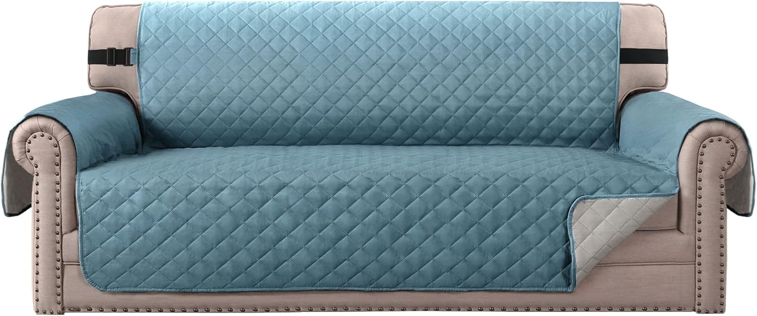 BellaHills Sofa Covers Water Resistant Sofa Cover 3 Seater Reversible Sofa Slipc...