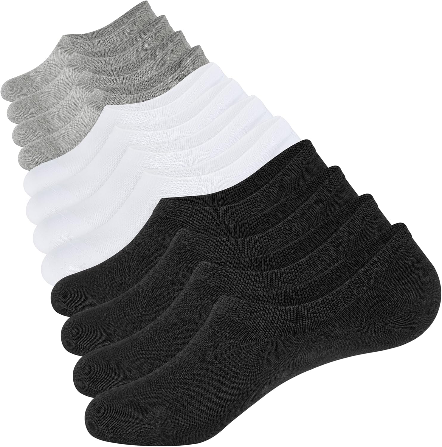 CLOSEMATE No Show Socks for Men Women Cotton Thin...