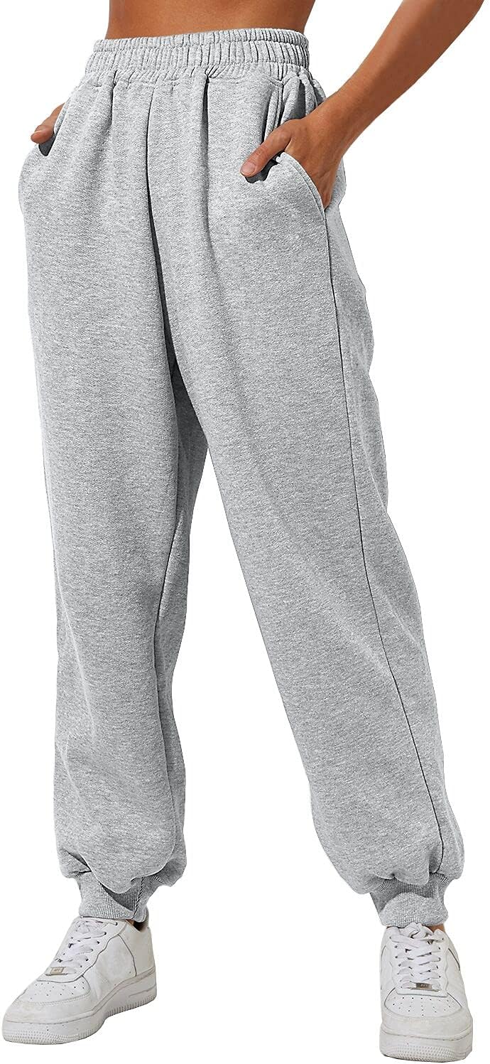 Yovela Sweatpants Women Baggy High Waisted Sweat Pants Fall Clothes Casual Jogge...