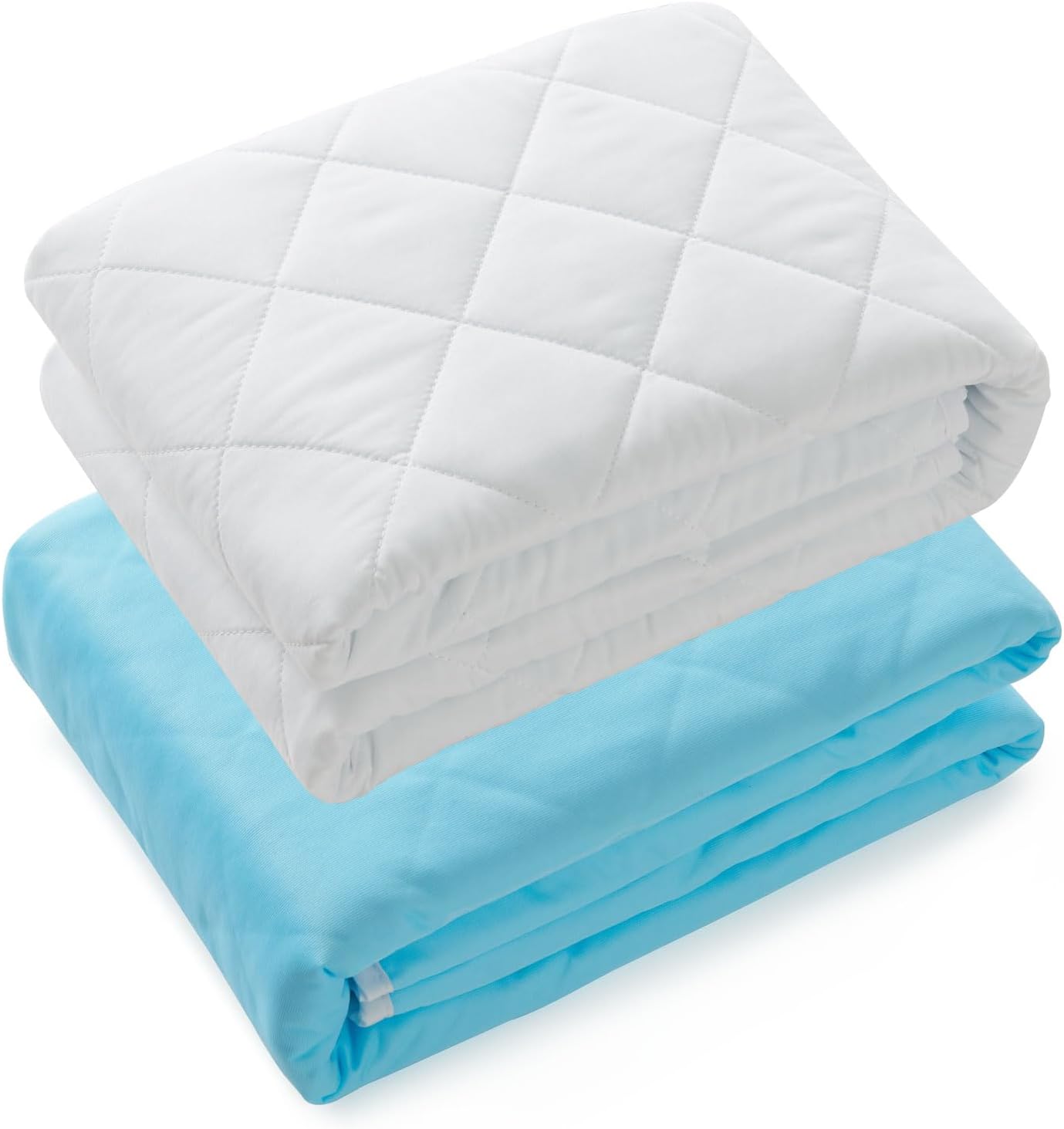 KANECH 44"x52" (2 Pack) Large Waterproof Washable Bed Pads for Kids, Adults , El...