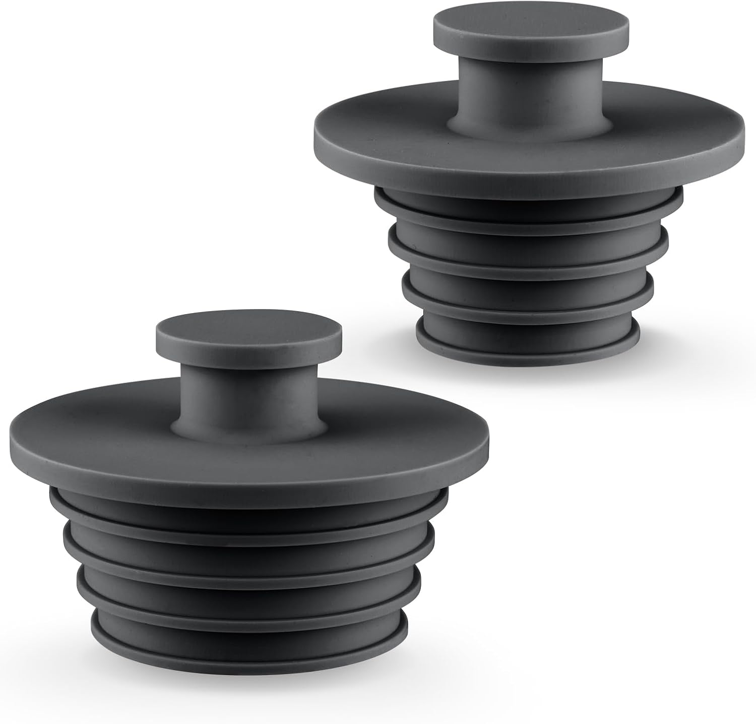 Bathtub Stopper 2pcs Sink Stopper Tub Plug Bathroom Shower Drain Plug Silicone B...