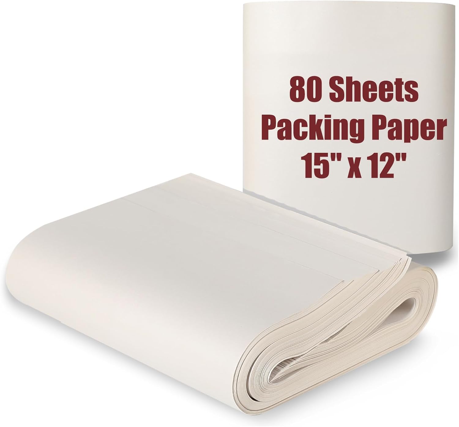 15" x 12" Packing Paper Sheets for Moving Supplies, Newsprint Paper for Moving B...