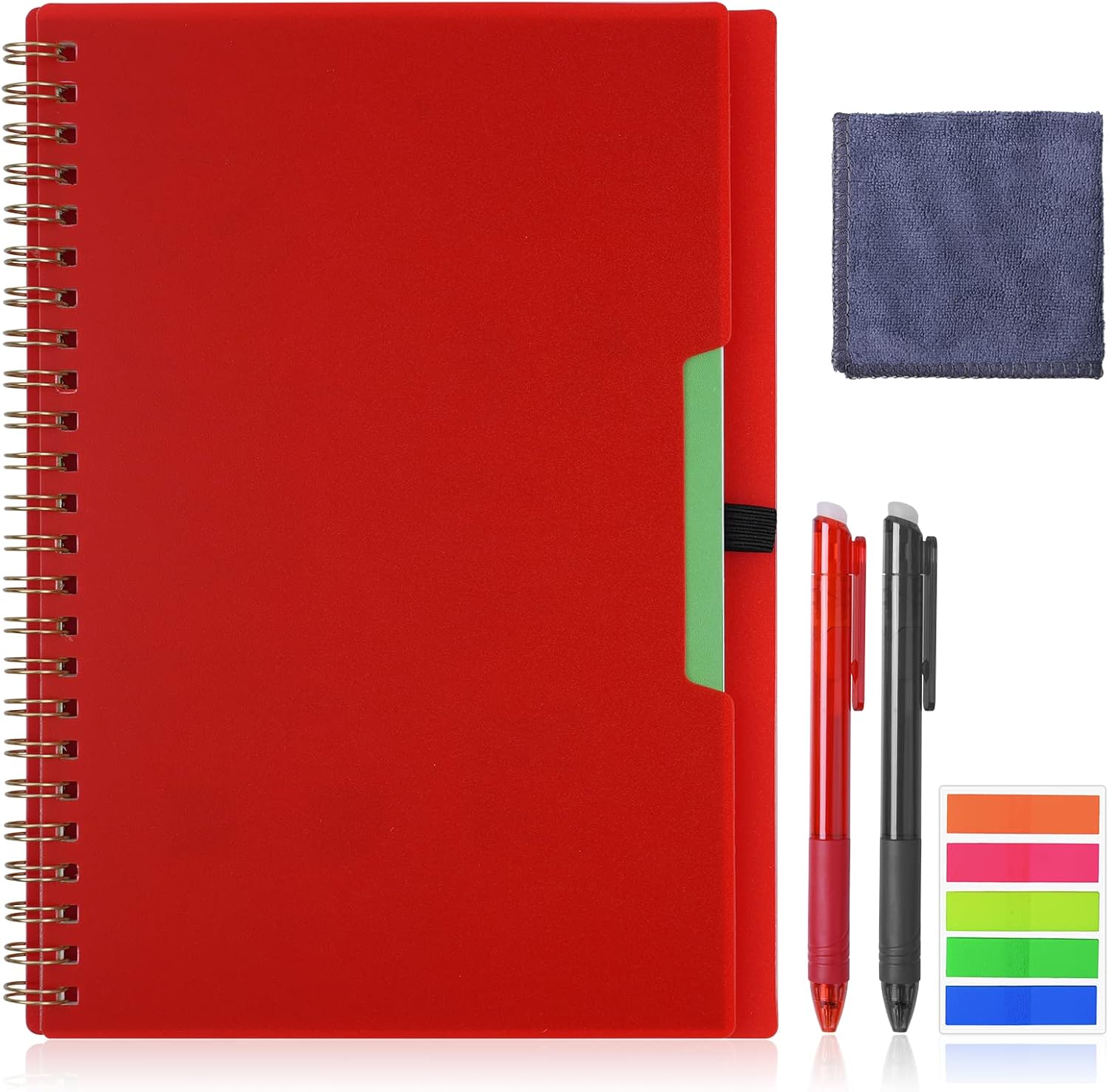 Vicloon Smart Reusable Notebook A5, Wirebound Note...