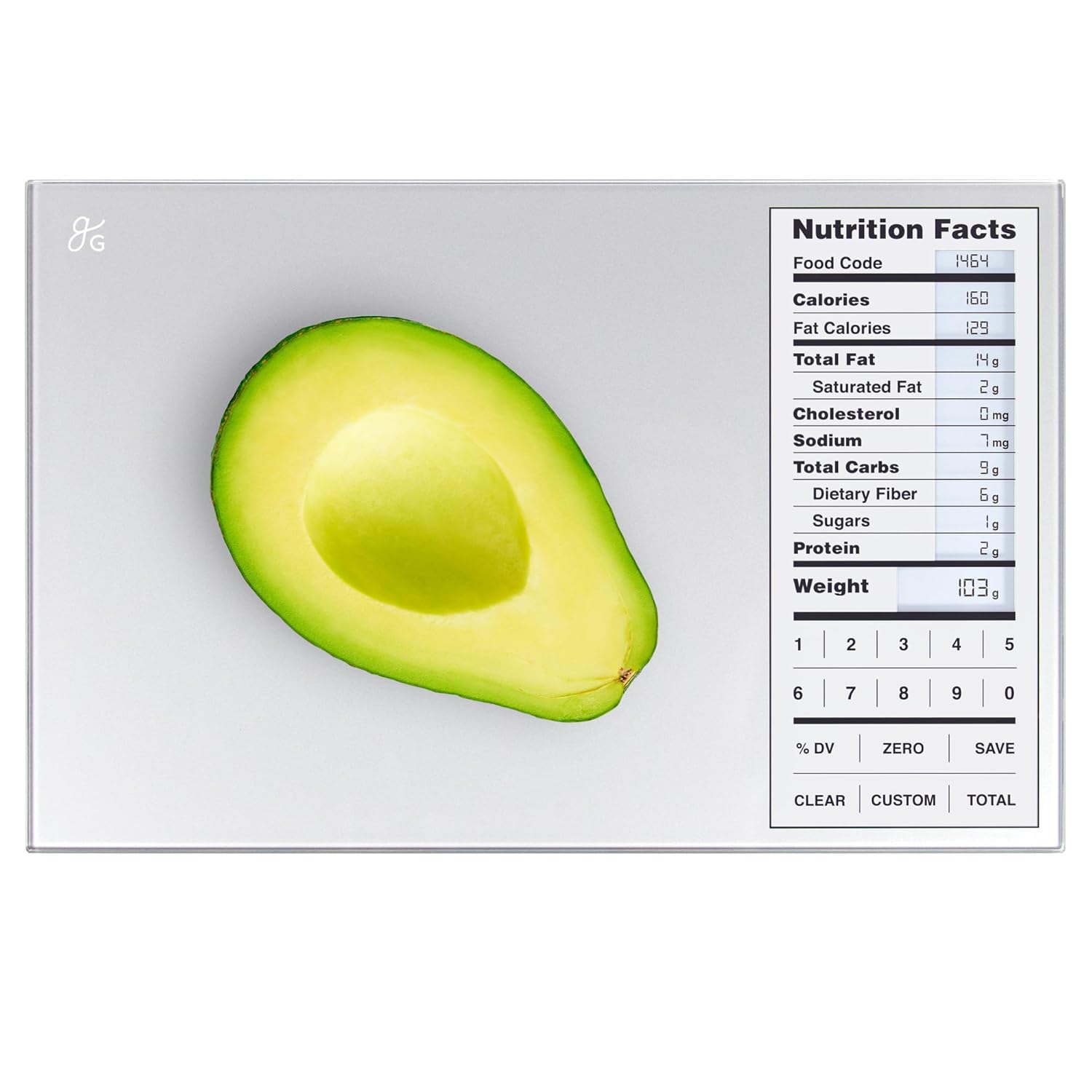 Nutrition Scale by Greater Goods with Food Grade Glass, Perfect for Calorie Coun...