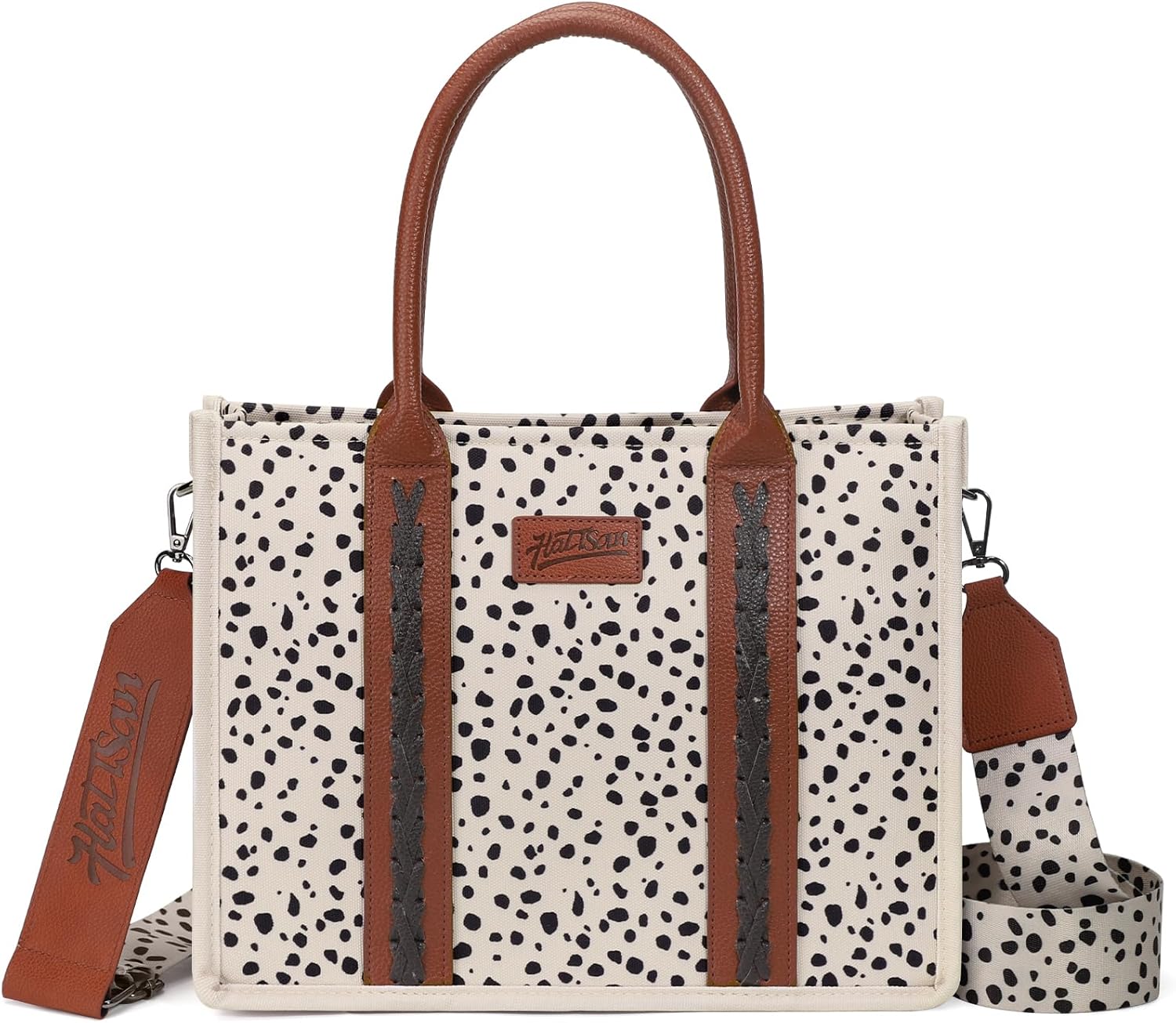 hatisan Canvas Tote Bag for Women Western Purses Shoulder Boho Bag Crossbody Bag...