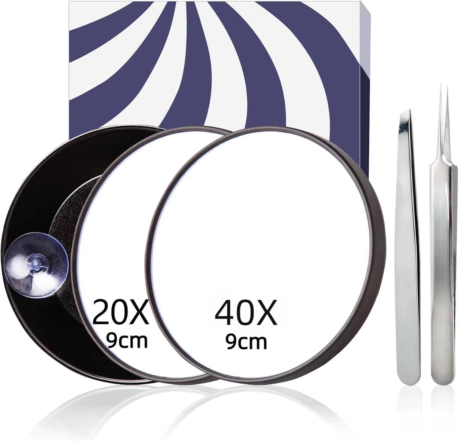 Magnifying Mirror, 40X Magnifying Mirror with Suct...