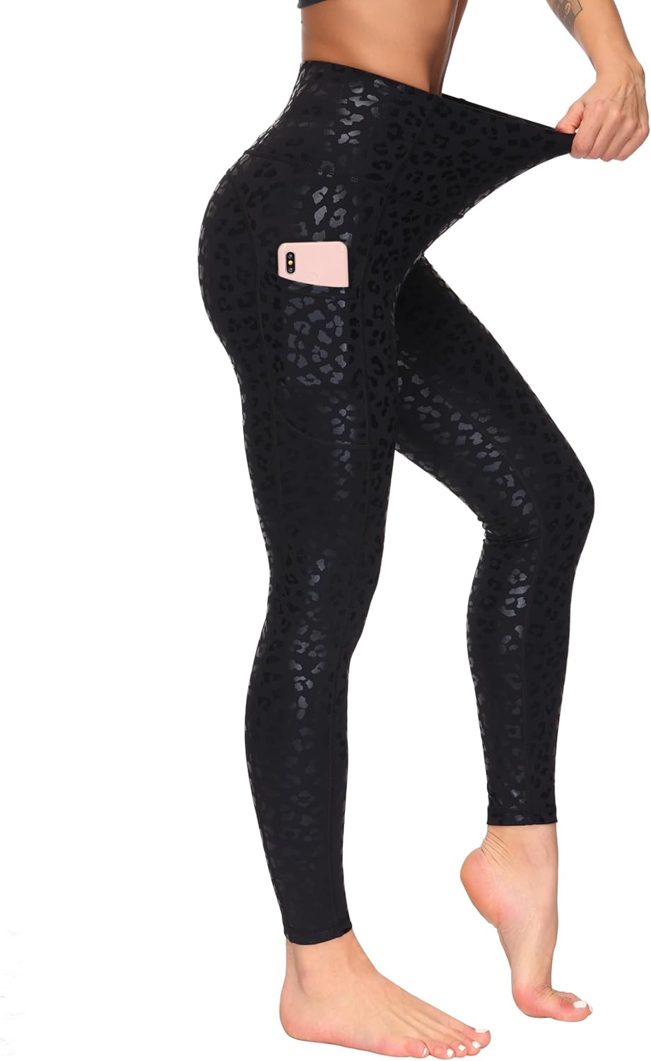 THE GYM PEOPLE Women's High Waist Yoga Pants Soft Tummy Control Athletic Workout...