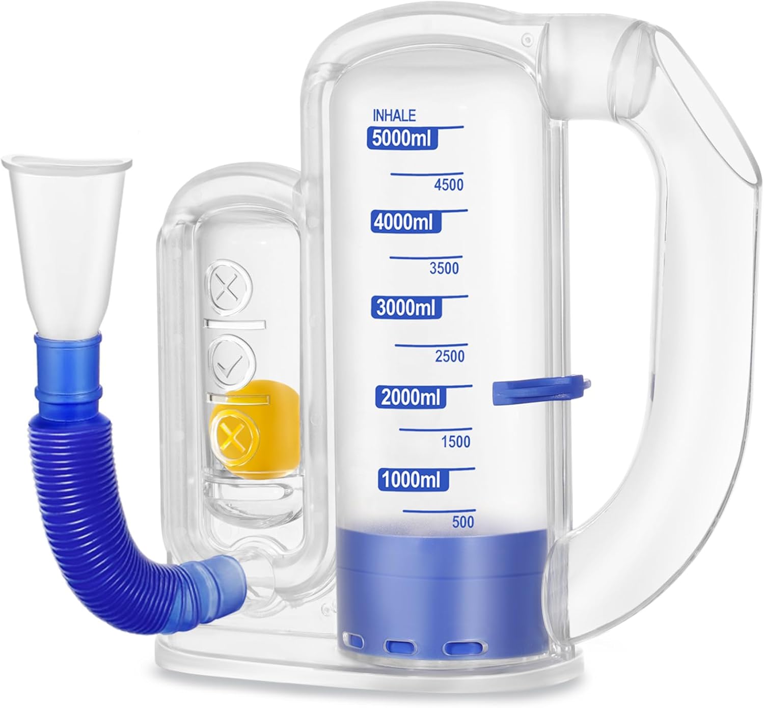 Incentive Spirometer Adult, Breathing Exercise Device for Lungs, Deep Breathing...