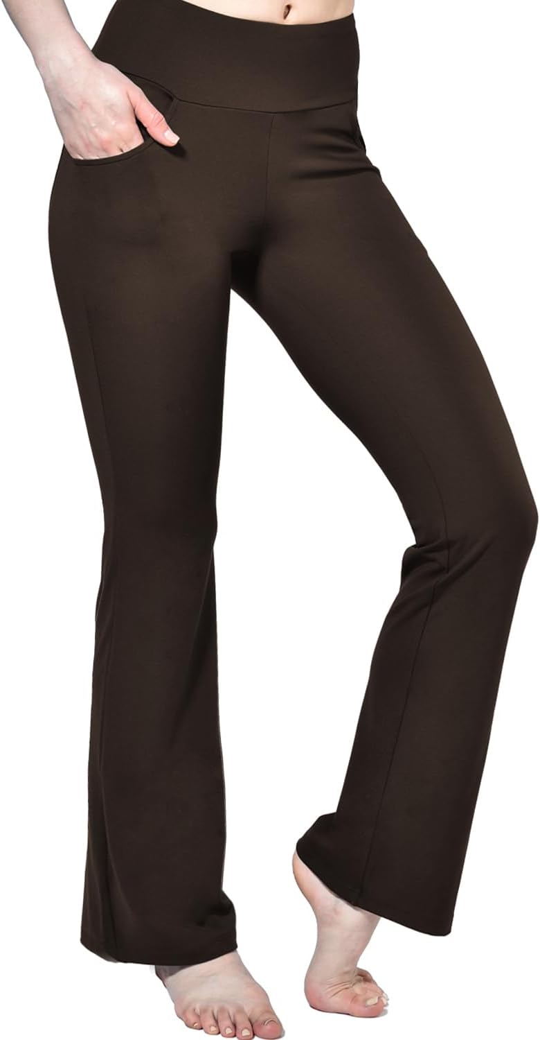 Ipletix Flare Leggings for Women, High Waisted Yoga Pants with Pockets for Women...