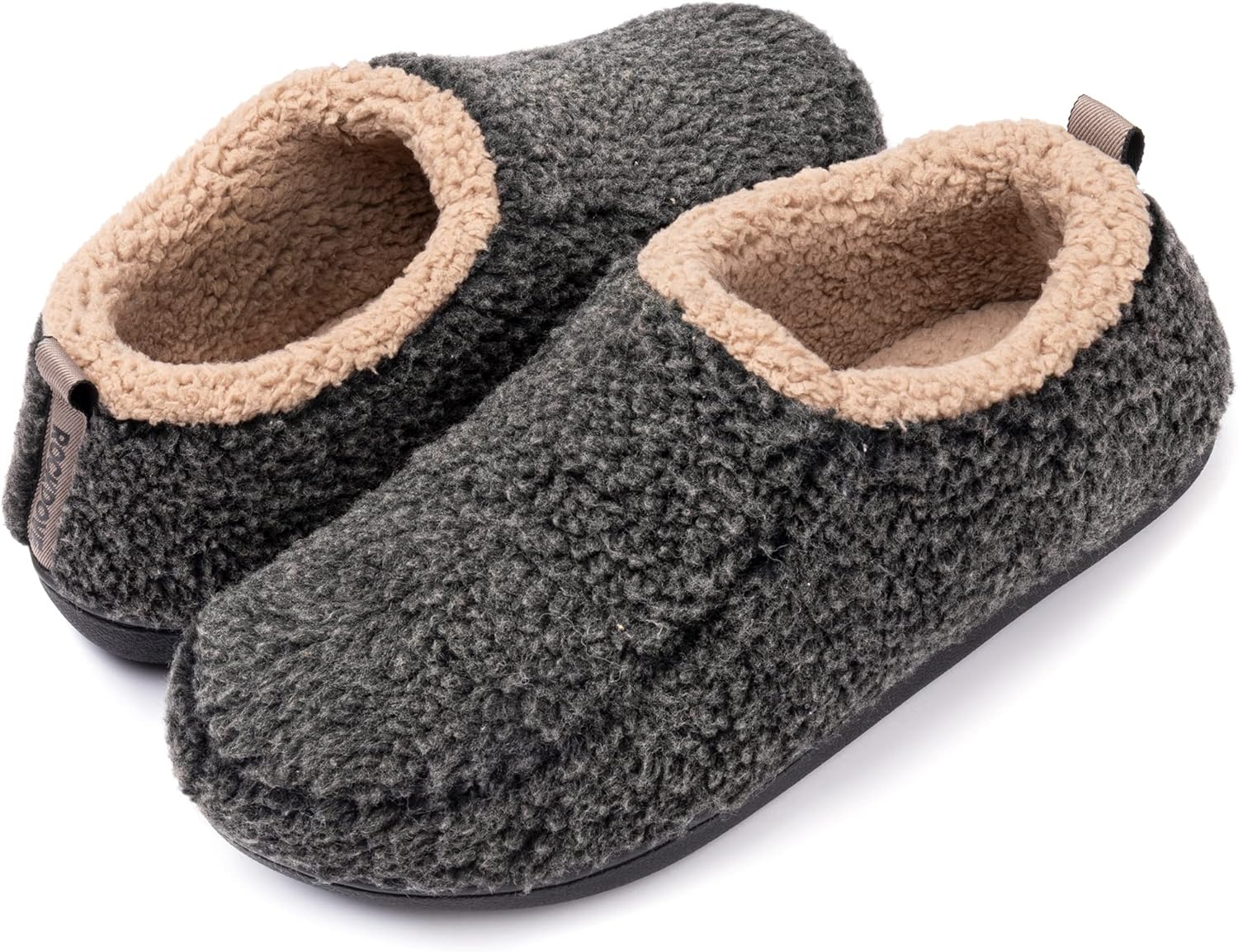 RockDove Men's Nomad Slipper with Memory Foam 8.5/9.5 UK Black