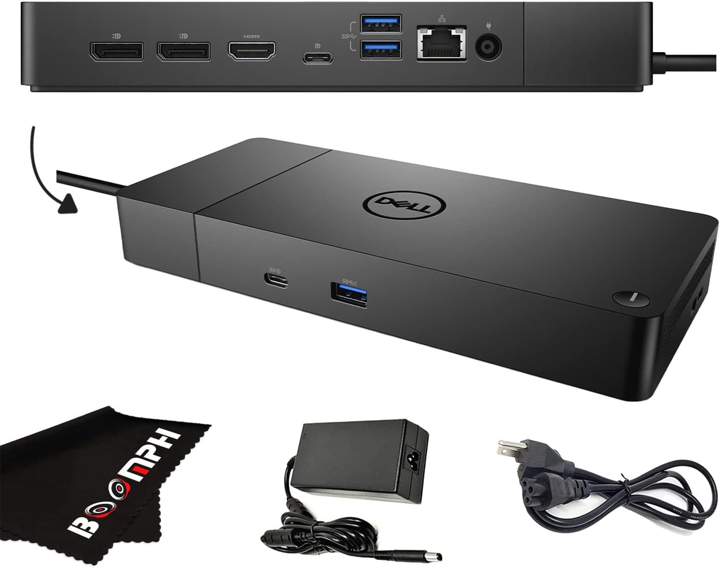 Dell WD19S Docking Station with 130W Power Adapter and 90W Power Delivery - USB...