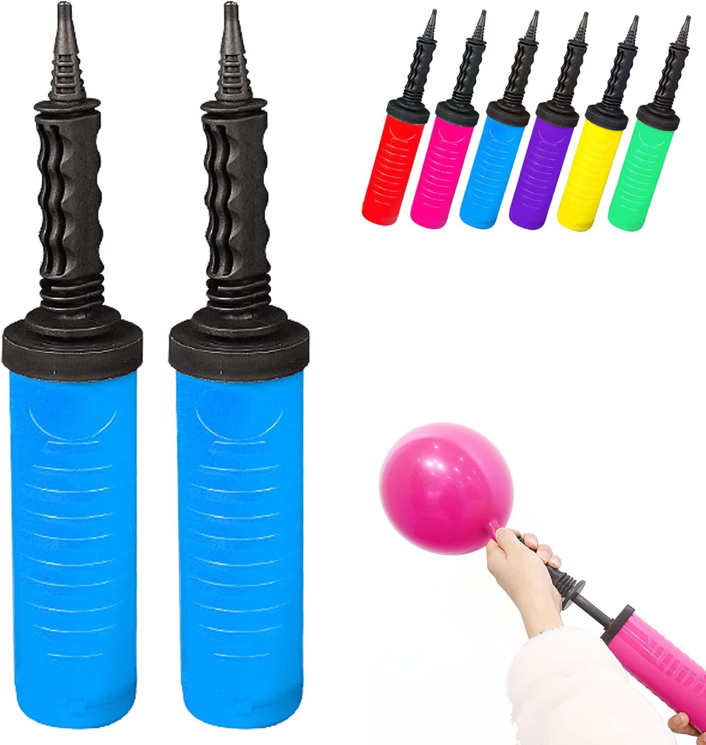 (2 Pack) Balloon Pump Hand Manual Inflator, Balloon Manual Pump Blower Pump suit...