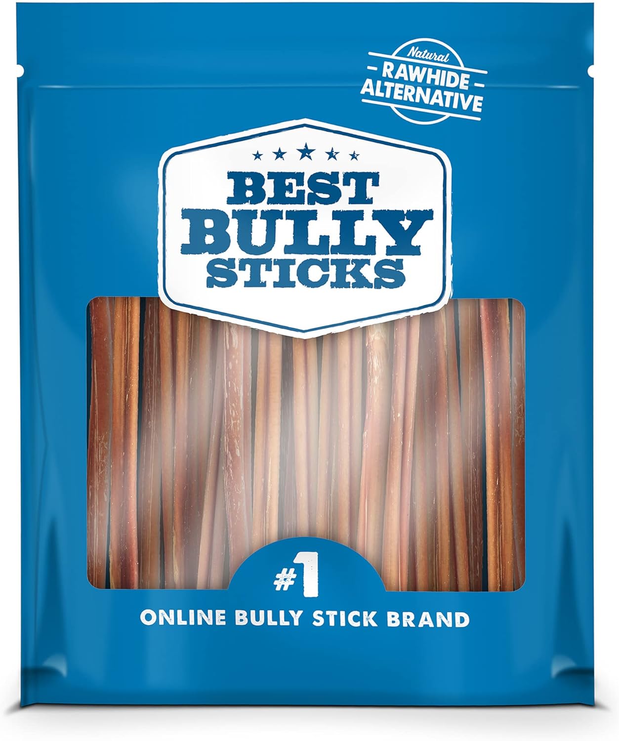 Best Bully Sticks 6 Inch Thin Bully Sticks - 24 Count (Pack of 1) - All-Natural,...