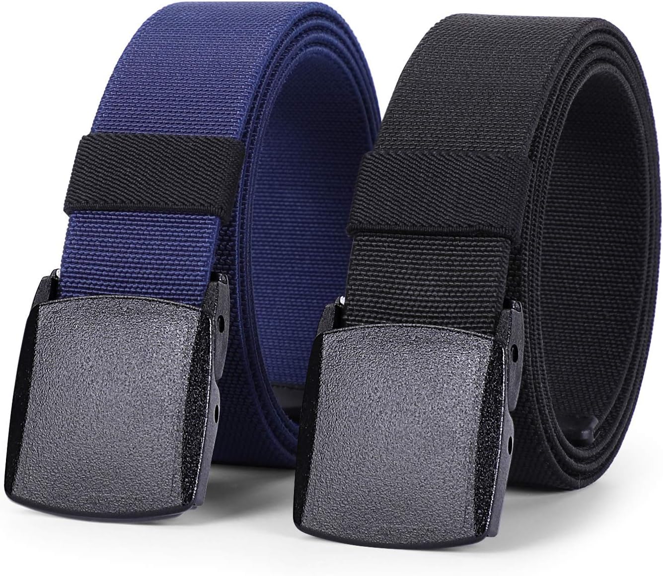 JASGOOD Elastic Stretch Belt for Men Breathable Belt Outdoor Sports Belt Work Be...