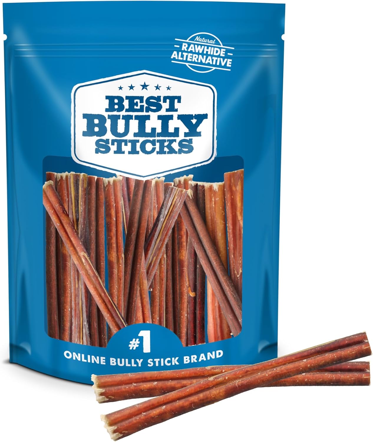 Best Bully Sticks 6 Inch Odor-Free Bully Sticks - 20 Count (Pack of 1) - Bulk Ba...